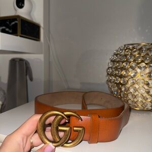 Gucci Brown Leather Belt
